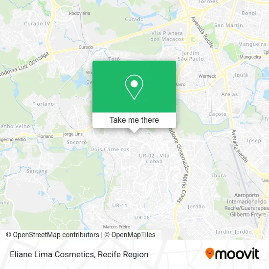 Eliane Lima Cosmetics map