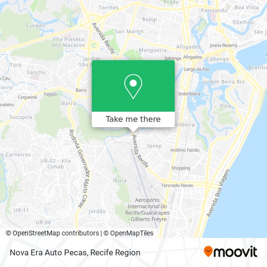 Nova Era Auto Pecas map