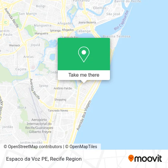 Espaco da Voz PE map