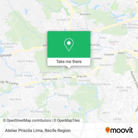 Atelier Priscila Lima map