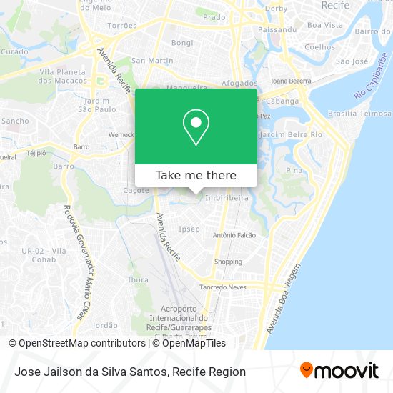 Mapa Jose Jailson da Silva Santos