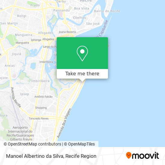 Mapa Manoel Albertino da Silva