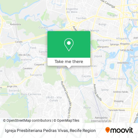 Igreja Presbiteriana Pedras Vivas map