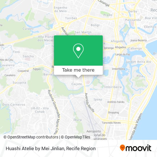 Huashi Atelie by Mei Jinlian map