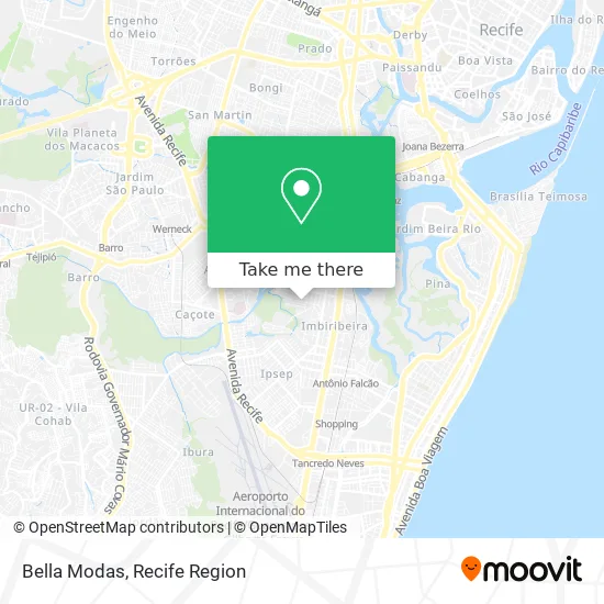 Bella Modas map