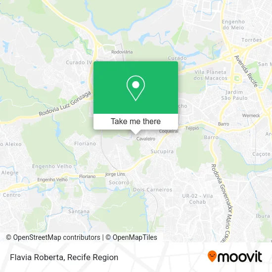 Flavia Roberta map