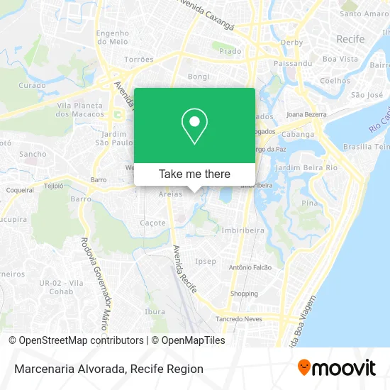 Marcenaria Alvorada map