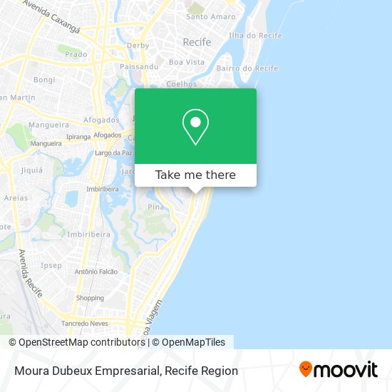 Moura Dubeux Empresarial map