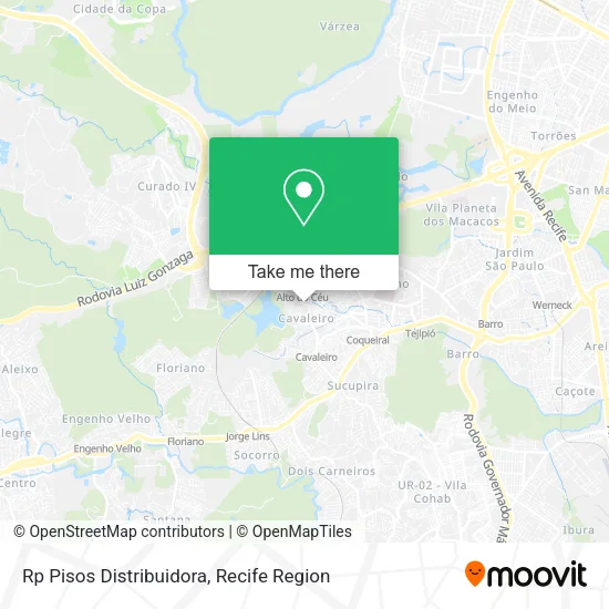 Rp Pisos Distribuidora map