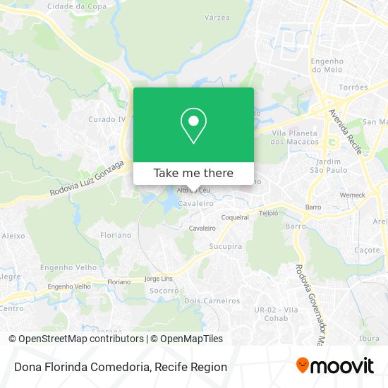 Dona Florinda Comedoria map