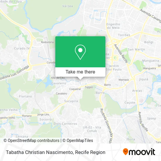 Tabatha Christian Nascimento map