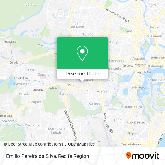 Emilio Pereira da Silva map
