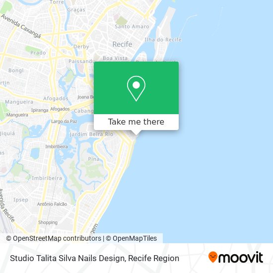 Studio Talita Silva Nails Design map