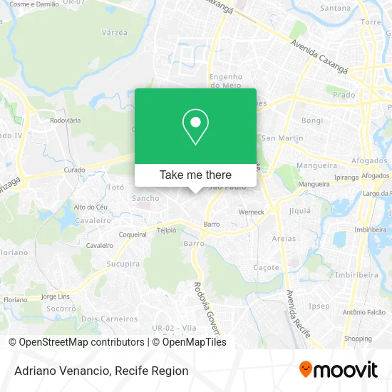 Adriano Venancio map