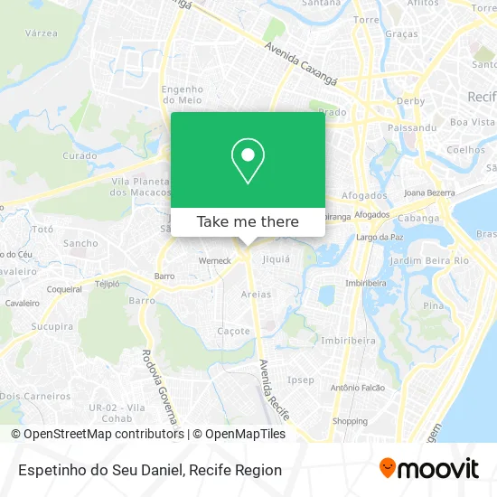 Espetinho do Seu Daniel map