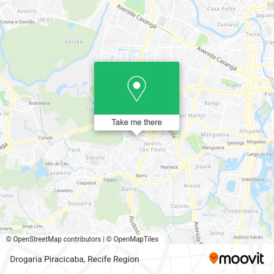 Drogaria Piracicaba map