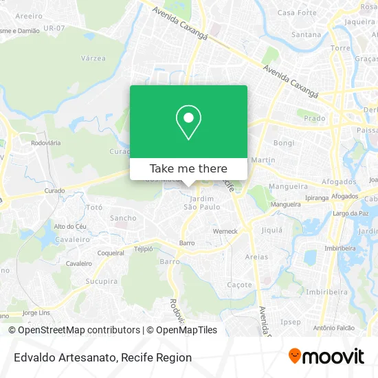 Edvaldo Artesanato map