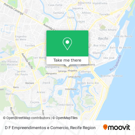 D F Empreendimentos e Comercio map