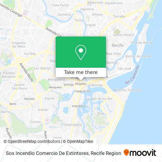 Sos Incendio Comercio De Extintores map