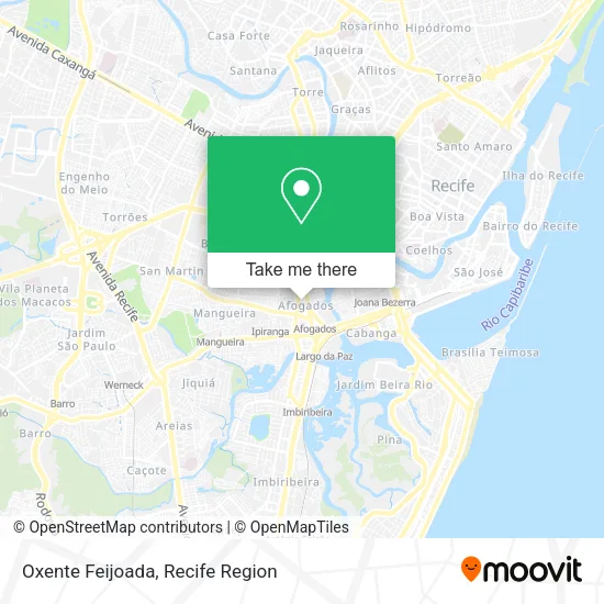 Oxente Feijoada map