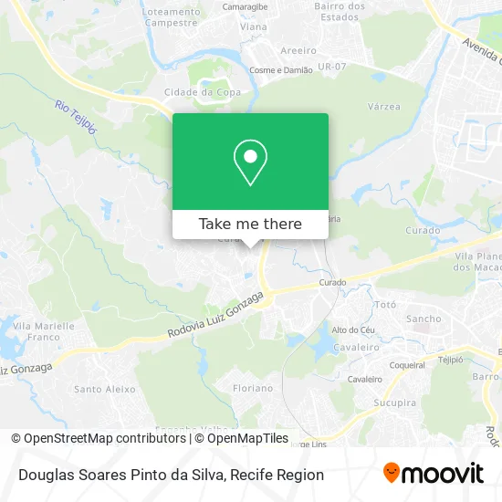 Douglas Soares Pinto da Silva map