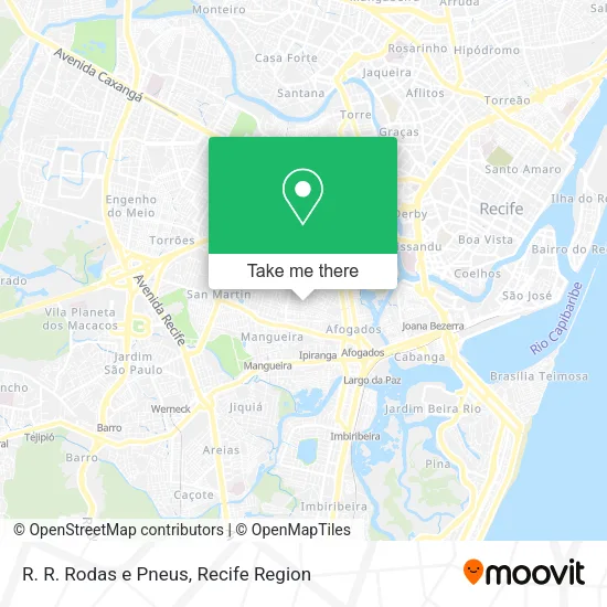 R. R. Rodas e Pneus map