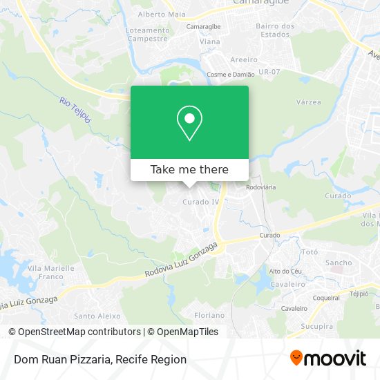 Mapa Dom Ruan Pizzaria