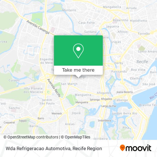 Wda Refrigeracao Automotiva map