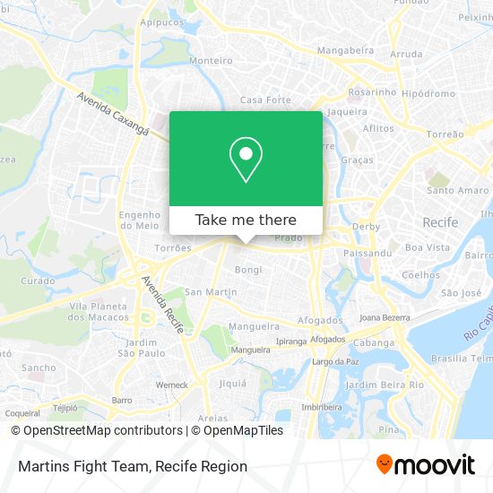 Martins Fight Team map