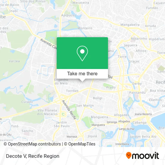 Decote V map