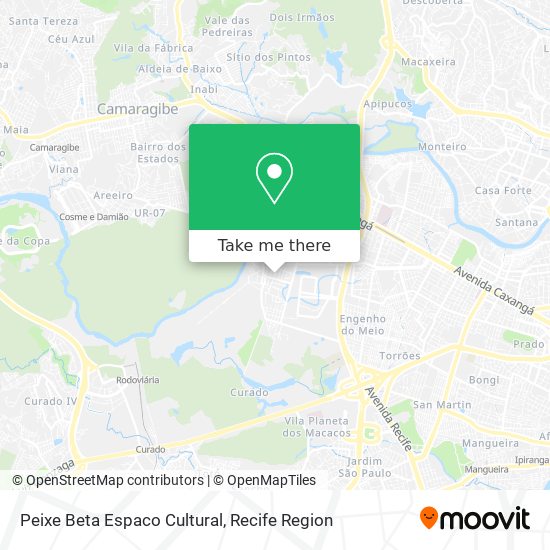Peixe Beta Espaco Cultural map