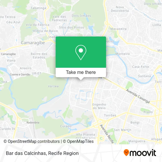 Bar das Calcinhas map