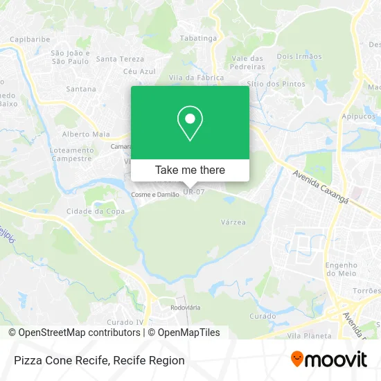 Pizza Cone Recife map