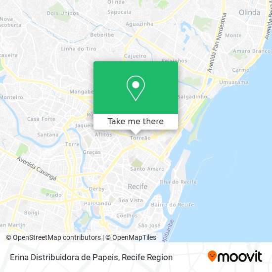 Erina Distribuidora de Papeis map