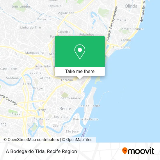 A Bodega do Tida map