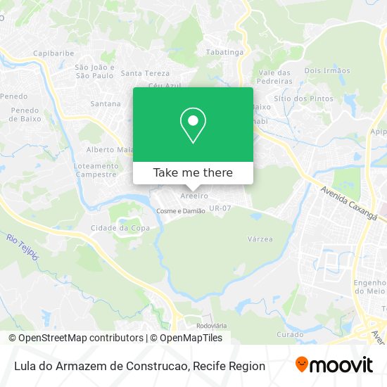 Lula do Armazem de Construcao map