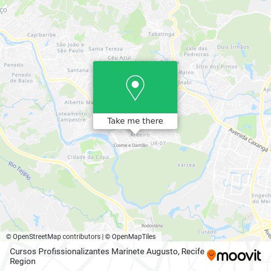 Cursos Profissionalizantes Marinete Augusto map