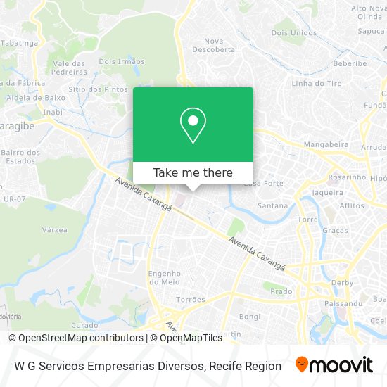 W G Servicos Empresarias Diversos map