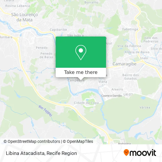 Libina Atacadista map