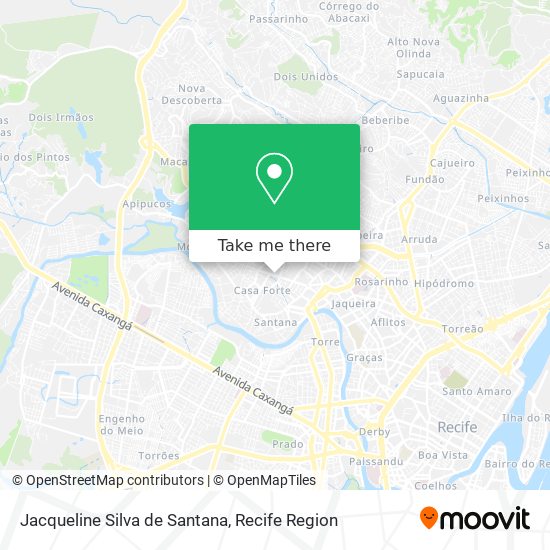 Jacqueline Silva de Santana map