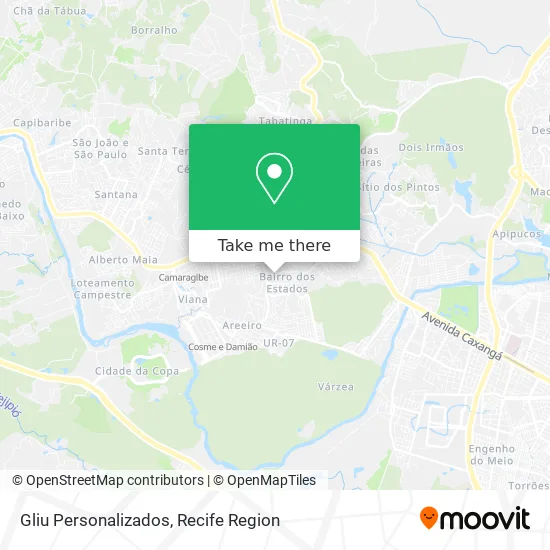 Gliu Personalizados map