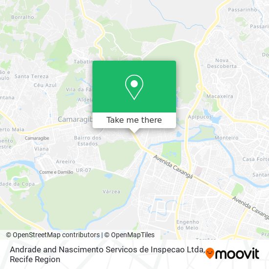 Andrade and Nascimento Servicos de Inspecao Ltda map