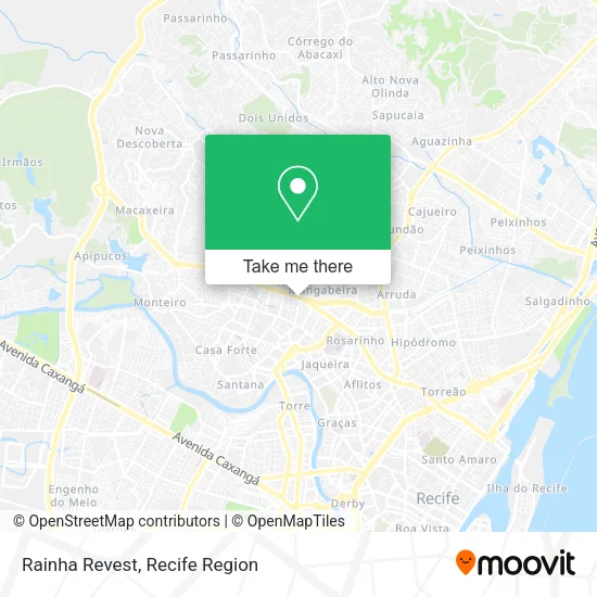Rainha Revest map