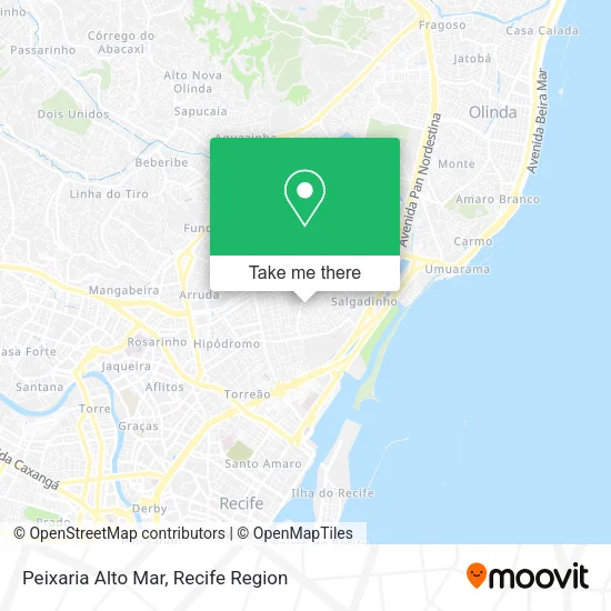 Peixaria Alto Mar map