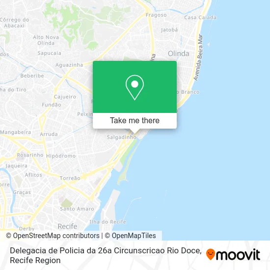 Delegacia de Policia da 26a Circunscricao Rio Doce map