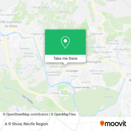 A R Show map