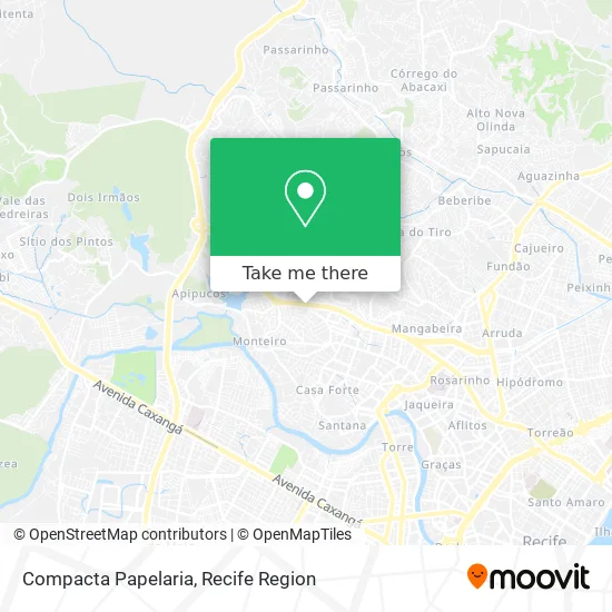 Compacta Papelaria map
