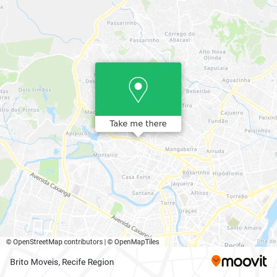 Brito Moveis map