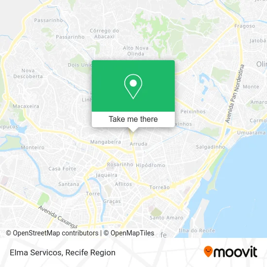 Elma Servicos map