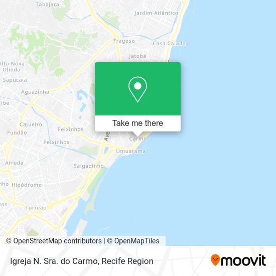 Igreja N. Sra. do Carmo map